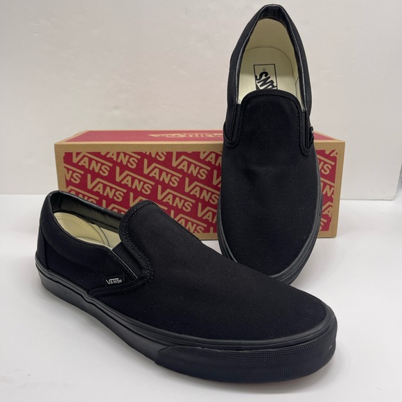 Vans Other - Vans Men's Classic Black Slip-On Sneakers
Black/Black
VN000EYEBKA